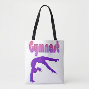 Bolsa Tote Ginástica Power Tumbling Metálico Roxo