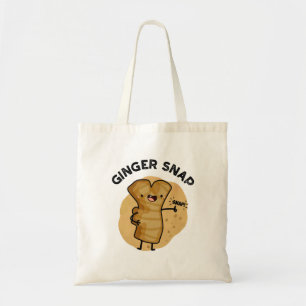 Bolsa Tote Ginger Snap Funny Comida Herb Spice Pun