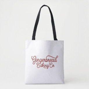 Bolsa Tote Gingerbread Baking Co Natal 