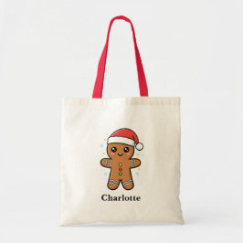 Bolsa Tote Gingerpão bonito com Natal