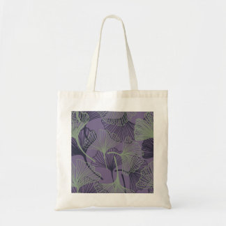 Bolsa Tote Gingko biloba: padrão de colheita de abstrato.