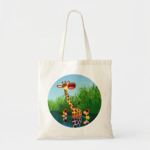 Bolsa Tote Girafa de desenho animado bonito e bag