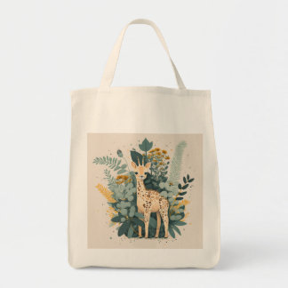 Bolsa Tote Girafa floral bonita