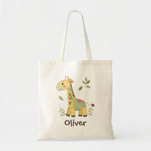 Bolsa Tote Girafa Mosaico Fofa