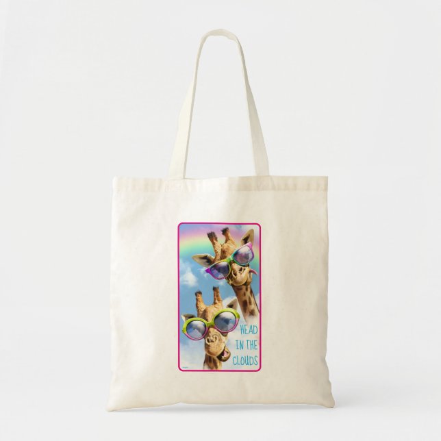 Bolsa Tote Girafas com óculos de sol (Frente)