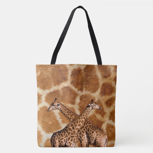 Bolsa Tote Giraffe 1A com Impressão Total (Frente)