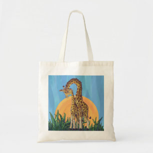 Bolsa Tote Giraffe Mama e Bebê