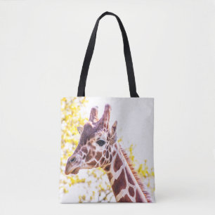 Bolsa Tote Giraffe Portrait
