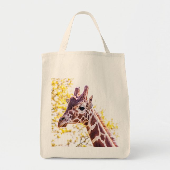 Bolsa Tote Giraffe Portrait (Frente)