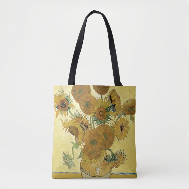 Bolsa Tote Girassóis de Vincent van Gogh |, 1888 (Frente)