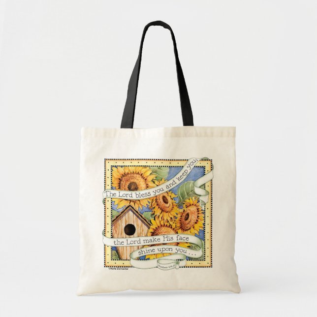 Bolsa Tote Girassóis - sacola (Frente)