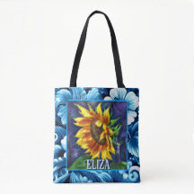 Girassol à Noite Flor Floral Personalizado