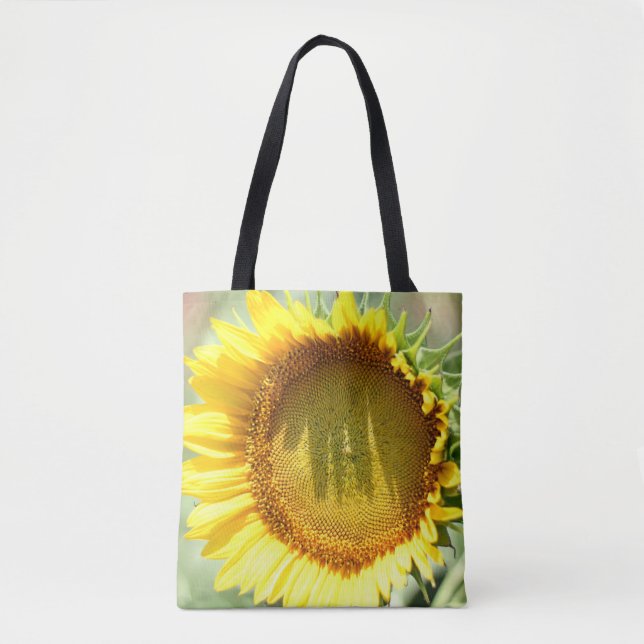 Bolsa Tote Girassol amarelo (Frente)