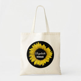 Bolsa Tote Girassol amarelo brilhante e alegre que Wedding