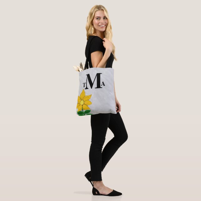 Bolsa Tote Girassol do monograma (No(a) Modelo)