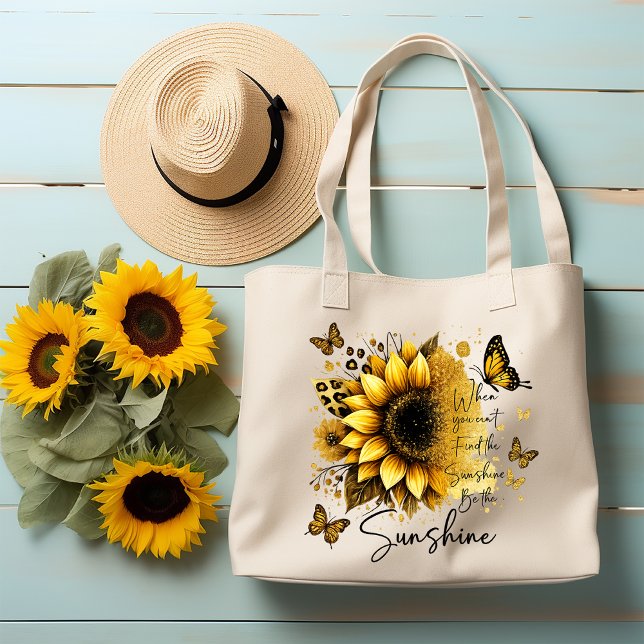 Bolsa Tote Girassol do Sol | (Criador carregado)