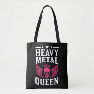 Bolsa Tote Girls Heavy Metal Queen Rock and Roll