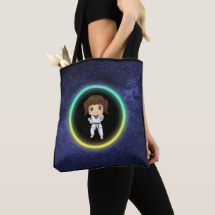 Bolsa Tote Girls Karate Galaxy