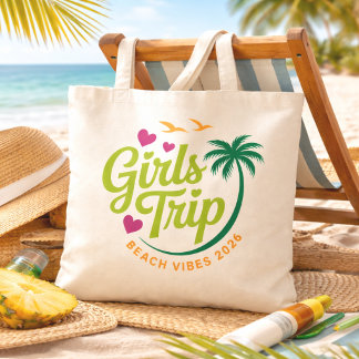 Bolsa Tote Girls Trip Beach Tote Bag