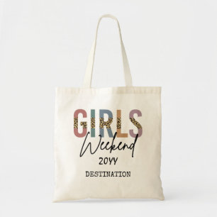 Bolsa Tote Girls Weekend Cheetah Impressão Girls saem