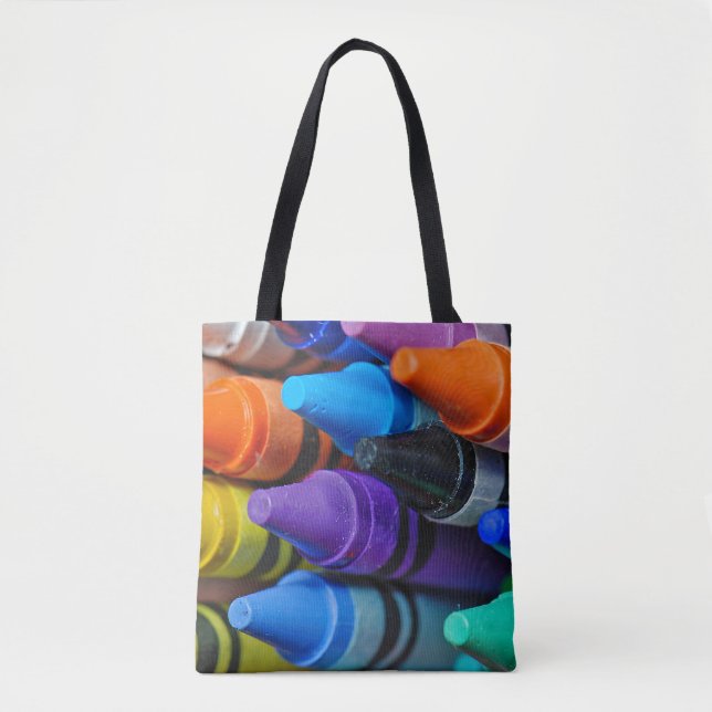Bolsa Tote giz colorido (Frente)