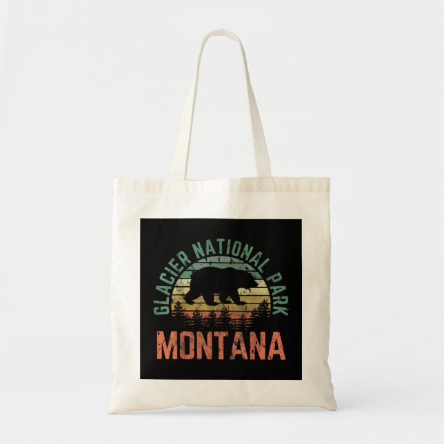 Bolsa Tote Glacier National Park Montana Bear Nature ao ar li (Frente)