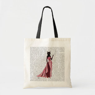 Bolsa Tote Glamor Cat em rosa 2