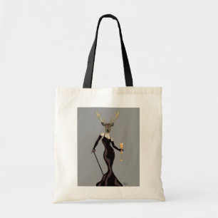 Bolsa Tote Glamor Deer de Preto 2