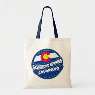 Bolsa Tote Glenwood Primavera a bandeira do Colorado estourou