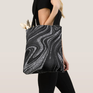 Bolsa Tote Glitter de Onda Moderna