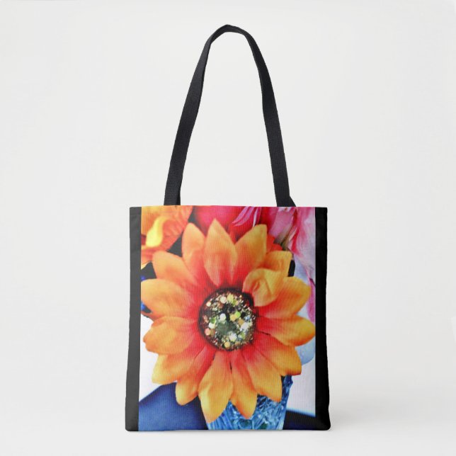 Bolsa Tote Glitter Girassol (Frente)