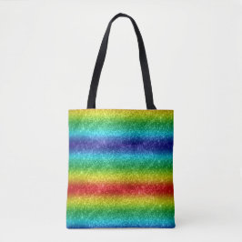 Bolsa Tote Glitter Rainbow