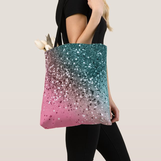Bolsa Tote Glitter Tropical de Melancia nº 2 (Close Up)