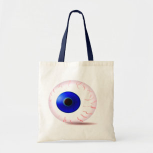 Bolsa Tote Globo ocular Bloodshot azul