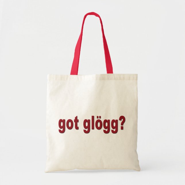 Bolsa Tote glogg obtido? Escandinavo engraçado (Frente)