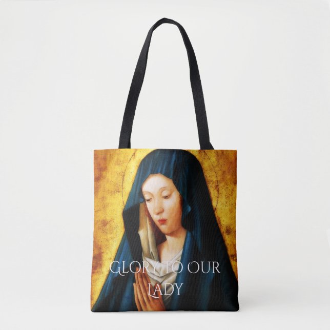 Bolsa Tote glória para nossa senhora (Frente)