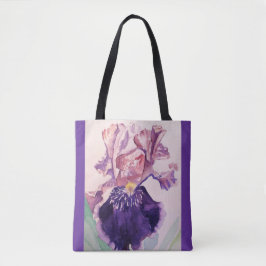 Bolsa Tote Glorioso Púrpura D. Água - Cor Íris Flor
