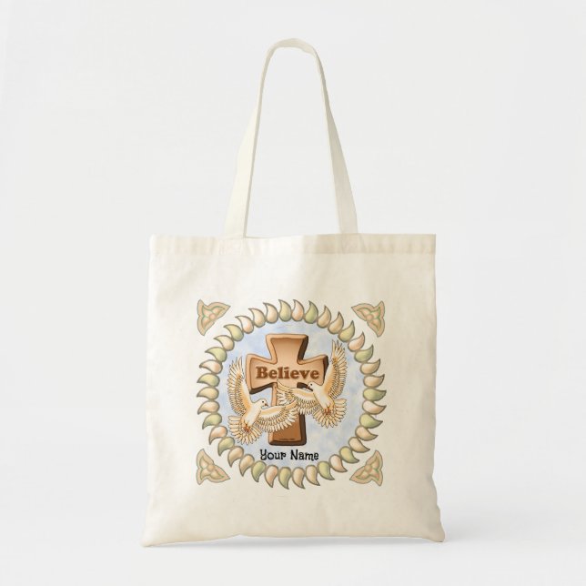 Bolsa Tote Glory Cross Cristão  (Frente)
