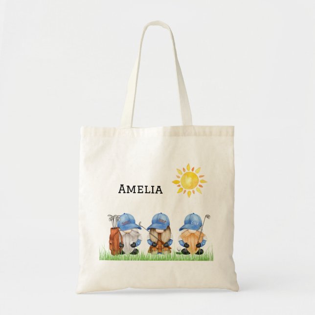 Bolsa Tote Gnome Golf Tote Bag (Frente)