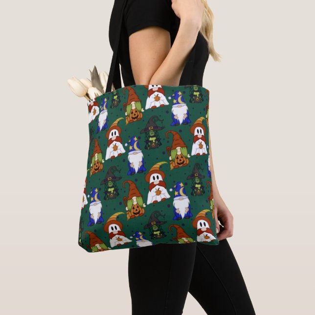 Bolsa Tote Gnome-O-Ween (Close Up)