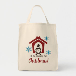 Bolsa Tote Gnome para Cores Personalizadas de Natal