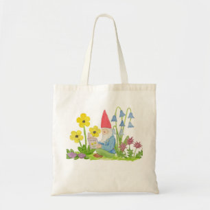 Bolsa Tote Gnomo com o saco de livro da flor