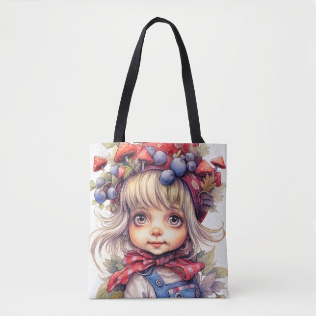Bolsa Tote Gnomo de Jardim do País Bonito (Frente)