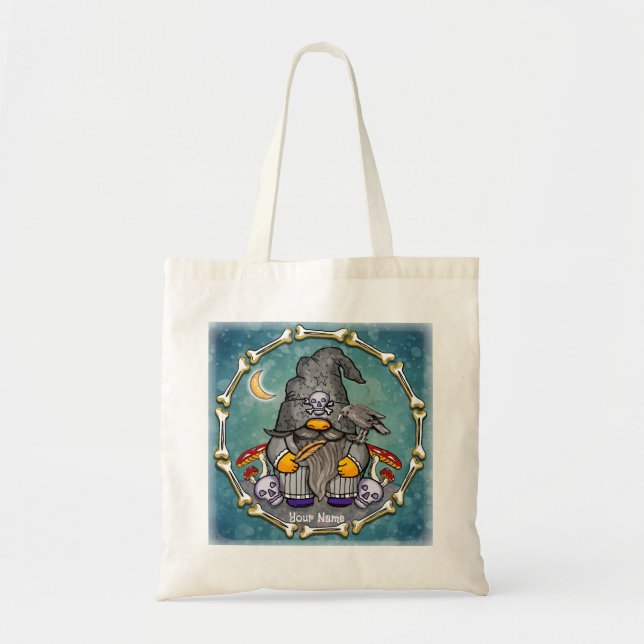 Bolsa Tote gnomo mago das trevas  (Frente)