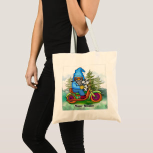 Bolsa Tote Gnomo motociclista