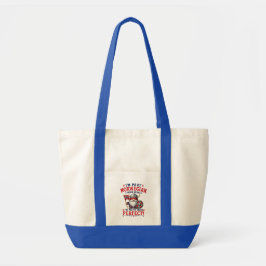Bolsa Tote Gnomo Viking/Norueguês Engraçado, "Sou Parte Norue