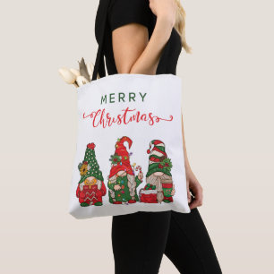 Bolsa Tote Gnomos de Natal