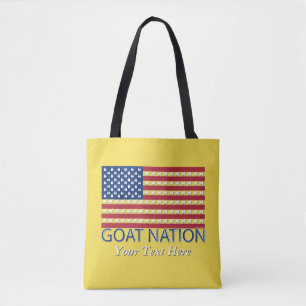 Bolsa Tote GOAT NATION The American Goat GetYerGoat™
