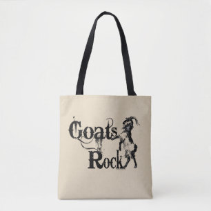 Bolsa Tote GOATS ROCK   por TotallyGoatally™