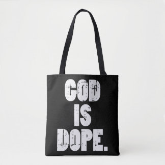Bolsa Tote God Is Dope Jesus Christ Religious Christian Catho